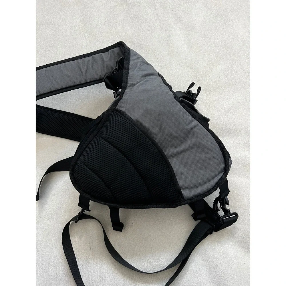 Caden Sling Camera Bag Gray Red DSLR Mirrorless Case Padded Crossbody Backpack